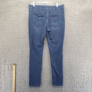 Levis Pants Womens Size 32 Blue Shaping Legging Stretch High-Rise Denim Slim Fit